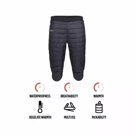 LYNX HYBRID SHORTSIT MUSTA UNISEX - Lynx alusasut ja kerrospukeutuminen - 28578 - 2