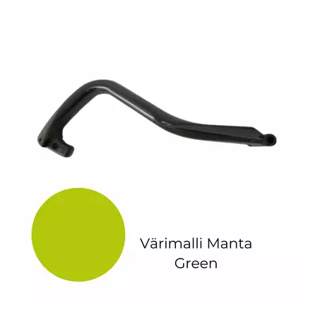 SUKSEN NOKKAKAHVA MANTA GREEN - Ski-Doo sukset, muovit ja ohjainraudat - 29488 - 1