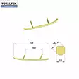 TOTALTEK OHJAINRAUTAPARI ZERO -> PILOT 6,9", BLADE DS - Totaltek ohjainraudat moottorikelkkaan - 6078 - 1