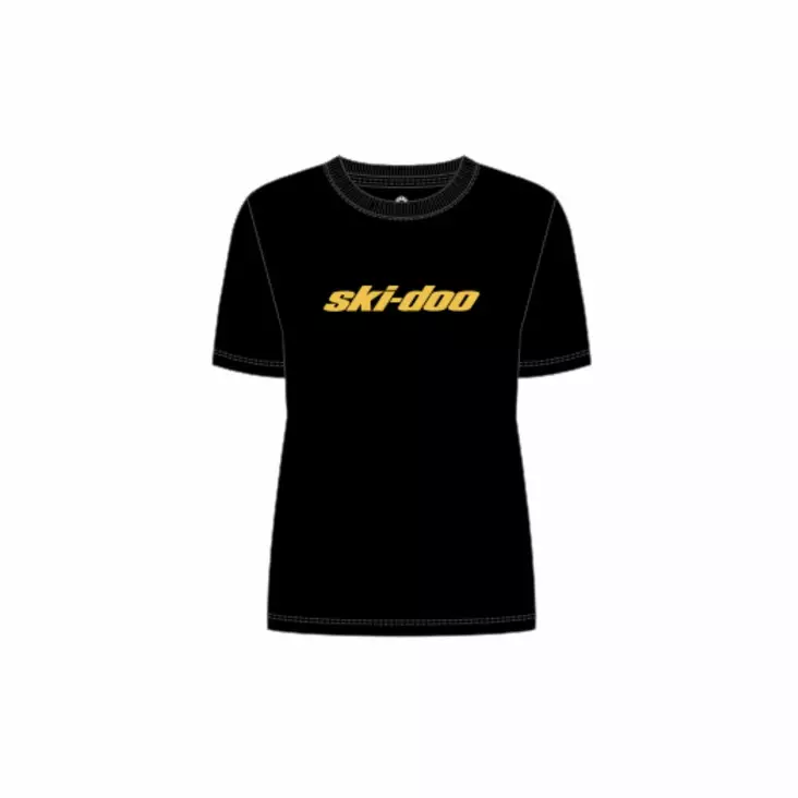 SKI-DOO T-PAITA NAISTEN MUSTA/KELTAINEN - Ski-Doo T-paidat ja paidat - 34678 - 1