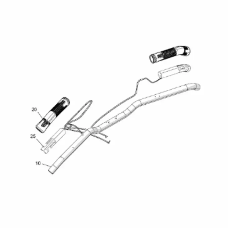 LYNX OHJAUSTANGON TUPPI MUSTA - Lynx ohjaustangot, korokepalat ja kahvat - 30298 - 1