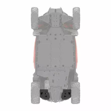 CAN-AM A-TAKATUKIVARRENSUOJAT (HMWPE) MAVERICK TRAIL - SSV pohjapanssarit - 18609 - 1