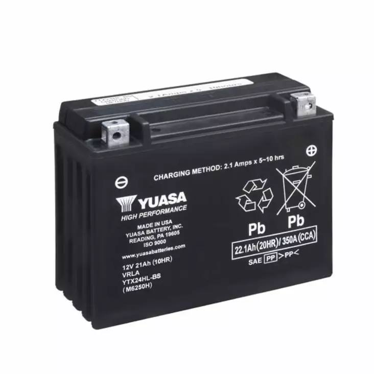 AKKU YUASA YTX24HL-BS 22AH 12V 350A - Lynx ja Ski-Doo akut - 1999 - 1