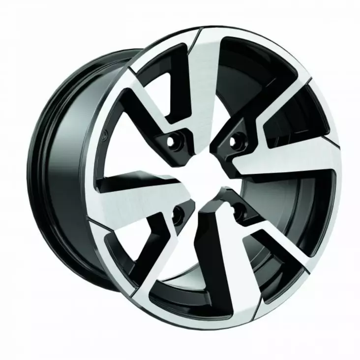 CAN-AM VANNE 14" (TAAKSE) MUSTA JA KONEISTETTU - ATV renkaat ja vanteet - 30999 - 1