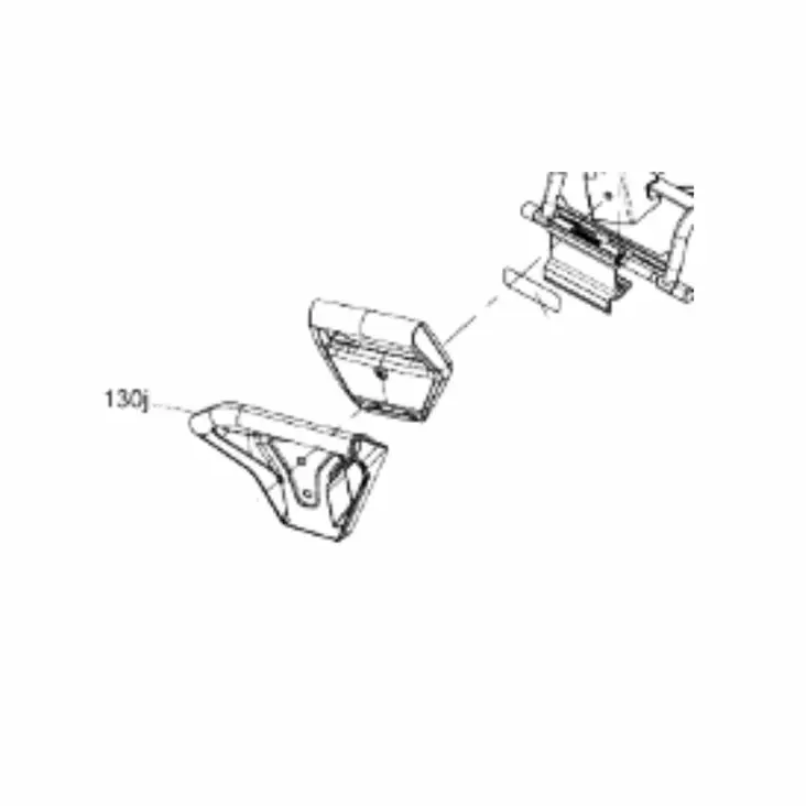 LISÄPENKIN KÄSIKAHVA OIKEA - Lynx ja Ski-Doo istuimen osat - 27859 - 1