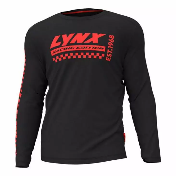 LYNX RE PITKÄHIHAINEN PAITA MUSTA MIESTEN - Lynx T-paidat ja paidat - 28669 - 1