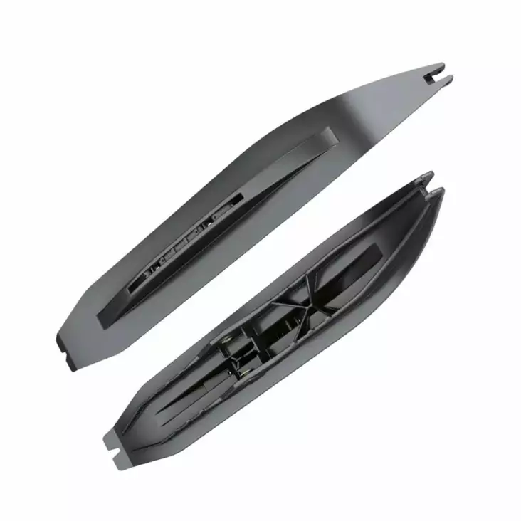 SUKSI PILOT DS-3 MUSTA OIKEA/VASEN - Ski-Doo sukset, muovit ja ohjainraudat - 29469 - 1